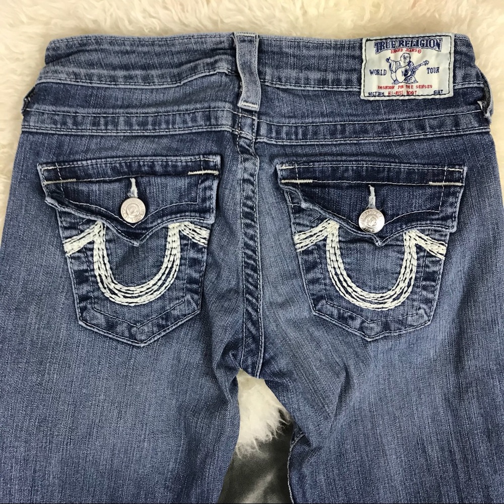 True Religion Hi Rise Bootcut Jeans - Picture 3 of 7